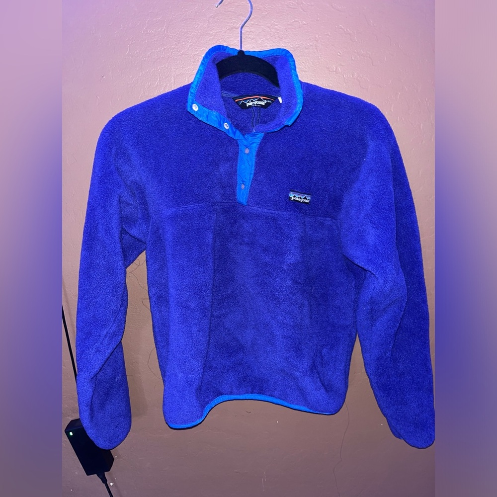 Patagonia Purple Snap Pull Over